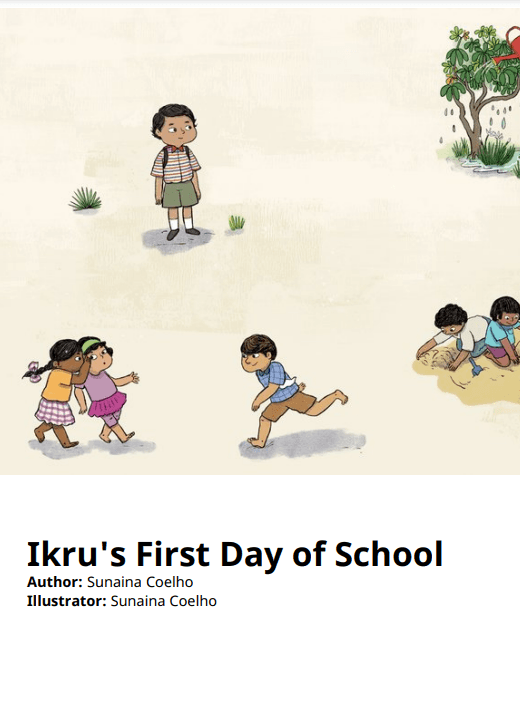 Ikru's First Day of School